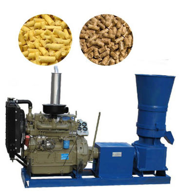 Qualität  Machinery Repairs High Productivity Workshop Portable Pellet Machine R-Type Flat Die Agriculture Small Biomass Feed Pellet Making Machine For All Animals usine